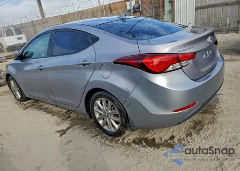 2015 Hyundai Elantra Se z USA, uszkodzony, nr VIN 5NPDH4AE7FH630752